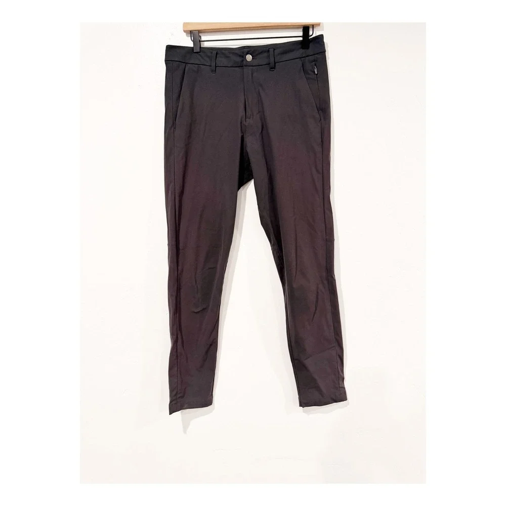 Lululemon ABC Slim Fit Pant Warpstreme Dark Gray Charcoal Mens 30